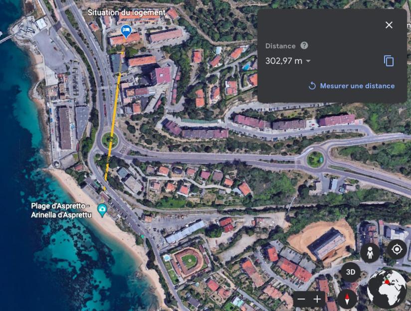 Magnifique Appartement Avec Balcon Vue Mer A L'Entree D'Ajaccio 阿雅克肖 外观 照片